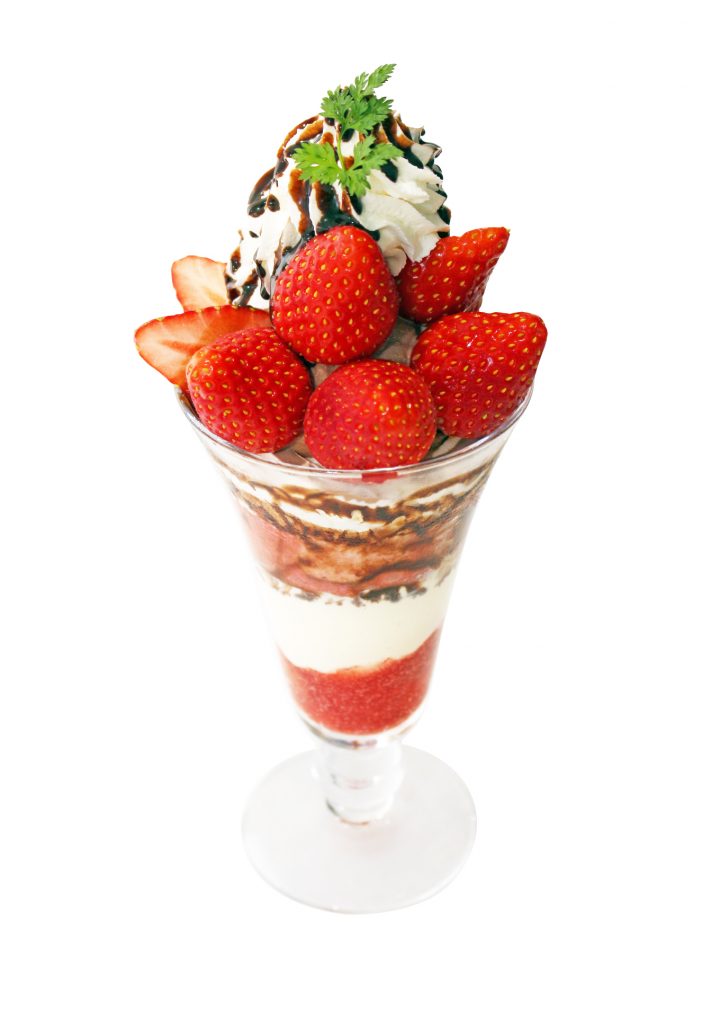 季節のパフェ ストロベリーチョコレートパフェ