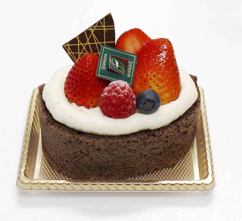いちごとチーズクリームのチョコロール 新宿伊勢丹 千疋屋総本店
