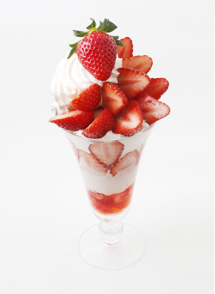 3種のいちご 食べ比べパフェ