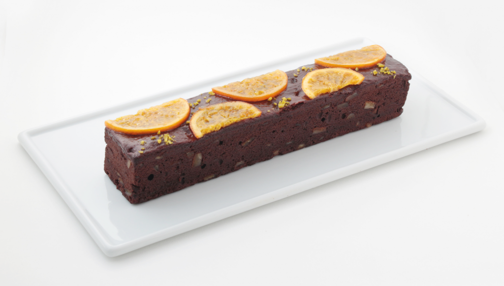オレンジとチョコのケーク