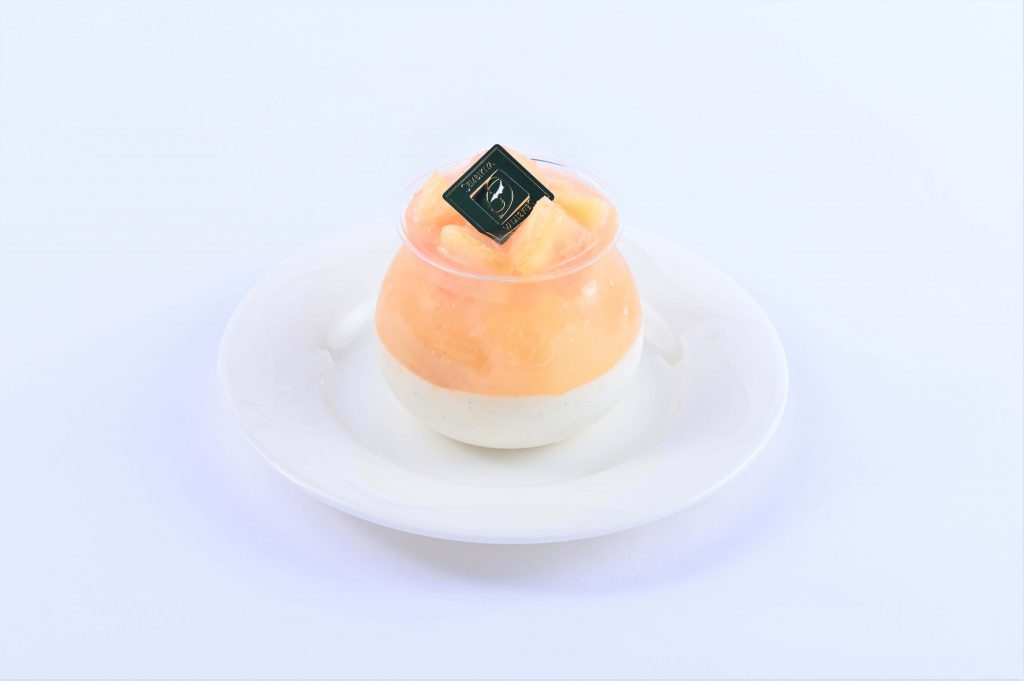 桃のデザート