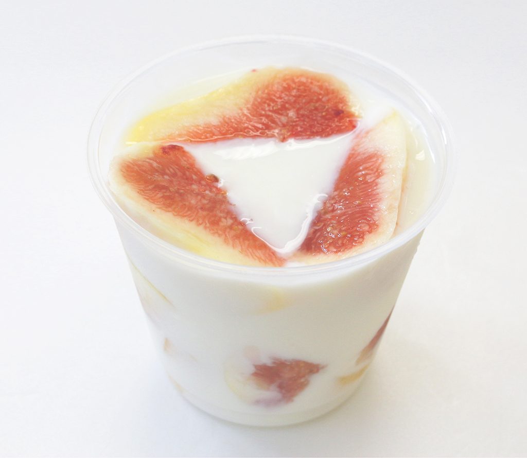 いちじくとバナナのヨーグルト