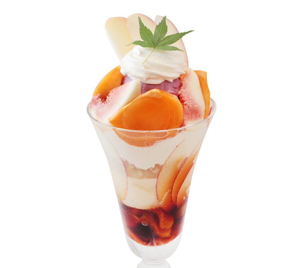 3種のオータムパフェ ドリンク付
