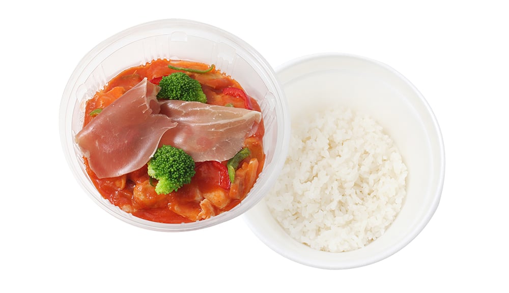 若鶏のバスク風トマト煮