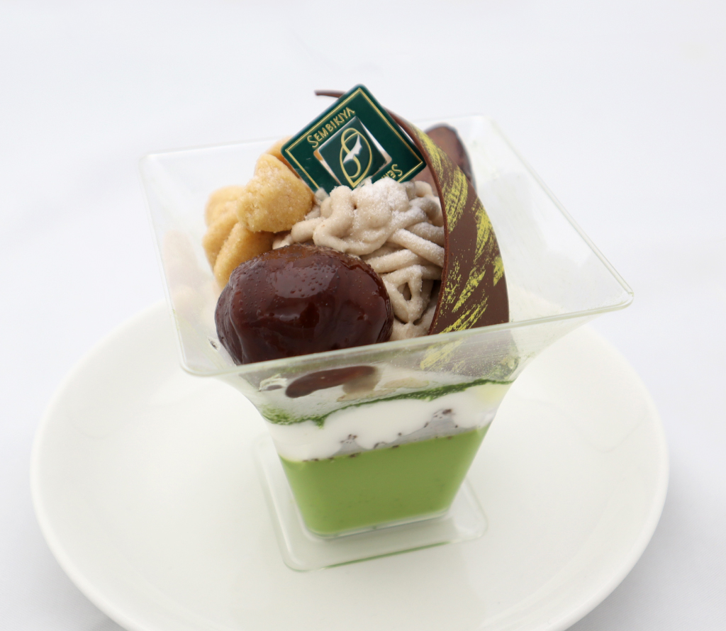和栗と抹茶のモンブランパルフェ