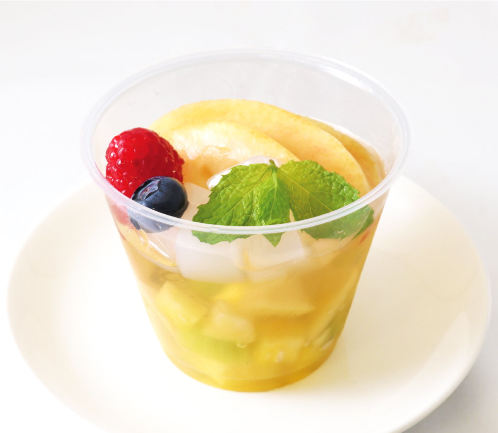 季節のフルーツポンチジェリー　桃