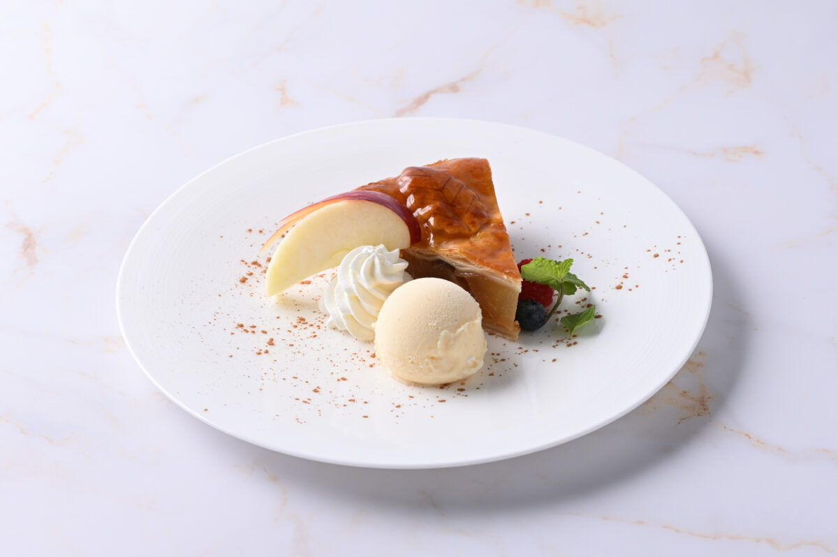 アップルパイプレート