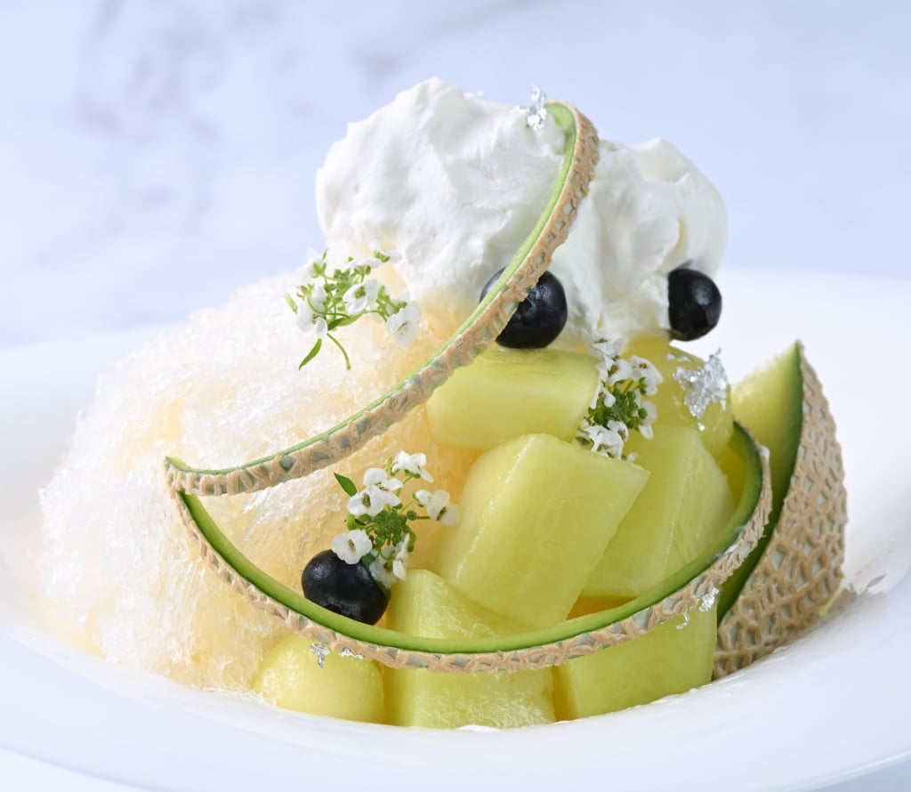azabudai_Shaved_Ice_with_muskmelon