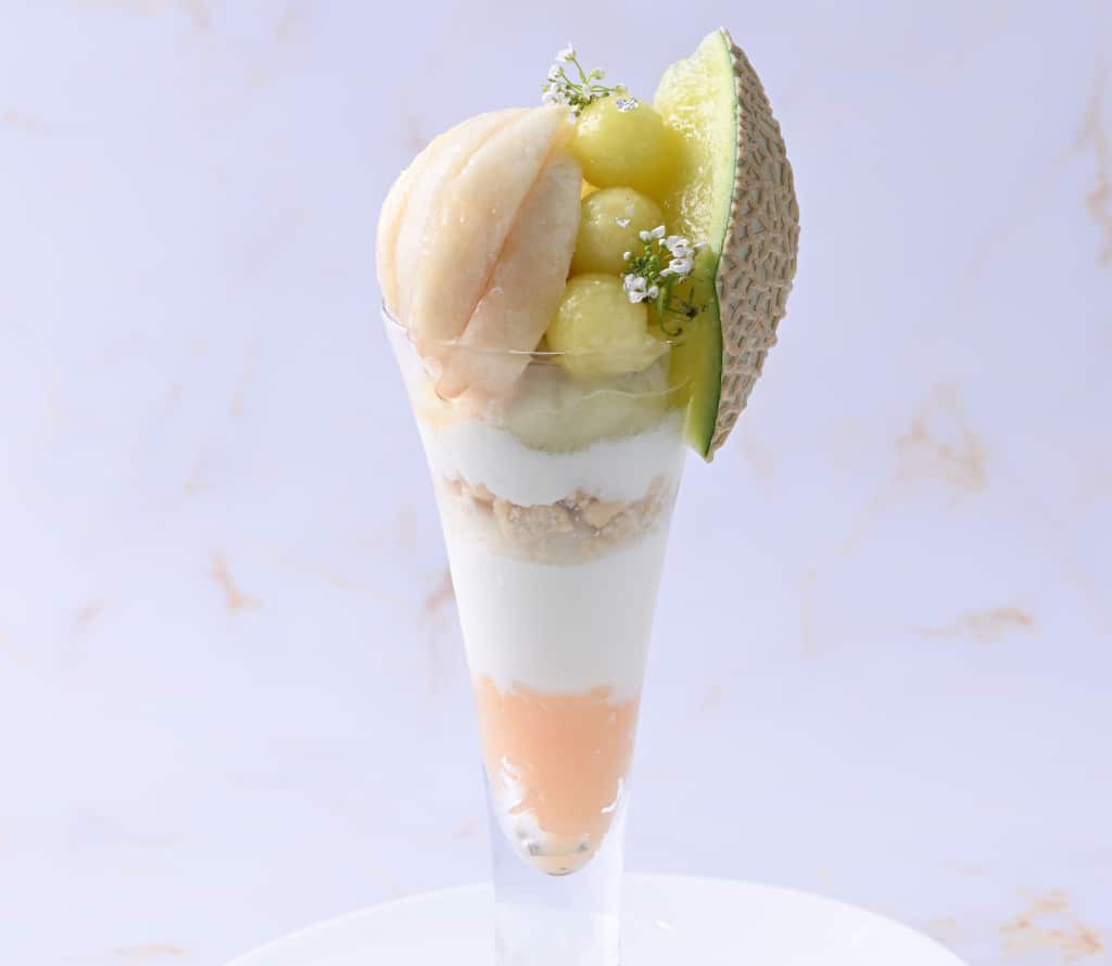 azabudai_Muskmelon_Peach_Parfait