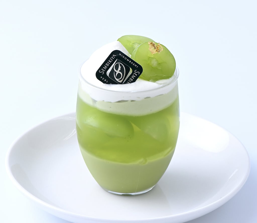 シャインマスカットと抹茶のヴェリーヌ